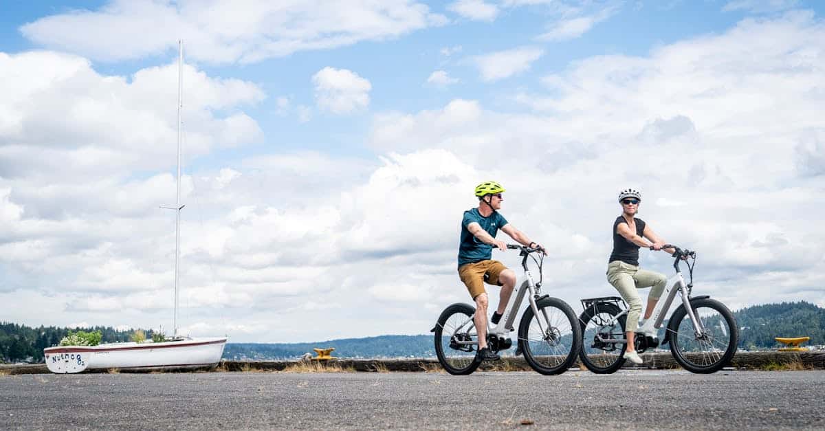 descubra a nossa seleção de bicicletas elétricas, aliando desempenho e conforto. Ideais para as suas viagens pela cidade ou para as suas aventuras ao ar livre, os nossos modelos oferecem-lhe uma experiência de condução única. opte pela mobilidade sustentável e desfrute da liberdade de se movimentar sem esforço.