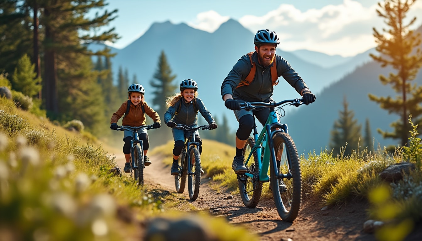 découvrez les meilleurs parcours de vtt en famille avec b'twin ! profitez d'itinéraires adaptés à tous les niveaux, des conseils pratiques et des astuces pour vivre des aventures inoubliables sur deux roues. partez à l'exploration de la nature tout en partageant des moments de convivialité en famille.