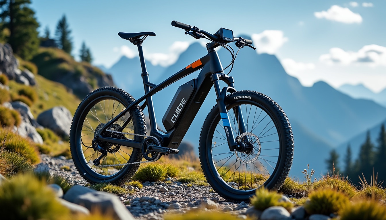 découvrez cube, le vtt électrique conçu pour surmonter tous vos défis. profitez de performances inégalées et d'une technologie avancée, idéal pour les aventuriers en quête de sensations fortes. embarquez pour des parcours inexplorés avec le soutien d'un vélo puissant et agile.