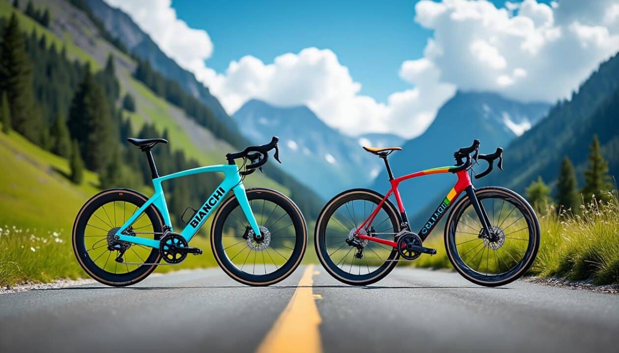 découvrez le comparatif complet entre bianchi et colnago, deux géants du vélo de route. analyse des performances, du design et des technologies pour vous aider à choisir le vélo idéal.