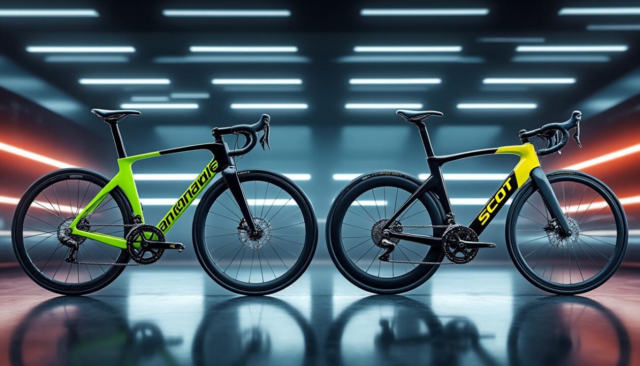 découvrez notre comparatif détaillé entre cannondale et scott, deux géants du vélo de route. performances, technologies, prix : qui l'emporte dans ce duel passionnant ? nos conseils pour bien choisir votre prochain vélo.