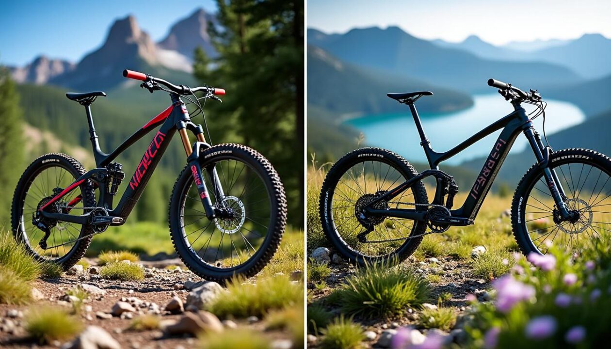 découvrez la bataille des géants du vtt ! norco et transition s'affrontent pour séduire les passionnés de vélo tout terrain. comparez leurs caractéristiques, performances et innovations pour choisir le modèle qui correspond parfaitement à vos besoins de pilote.