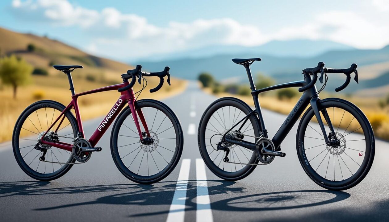découvrez notre analyse détaillée des vélos de route haut de gamme pinarello et wilier. comparez les performances, le design et les technologies de ces deux marques emblématiques pour faire le choix idéal selon vos besoins. que vous soyez un cycliste amateur ou un professionnel, notre guide vous aidera à trouver le vélo parfait pour vos sorties.