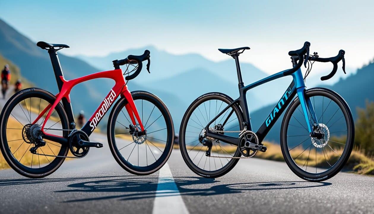 découvrez notre comparatif détaillé entre specialized et giant, deux marques emblématiques dans le domaine des vélos de route. comparez les caractéristiques, performances et prix des meilleurs modèles pour trouver le vélo qui répondra à vos attentes et vous accompagnera dans toutes vos aventures cyclistes.